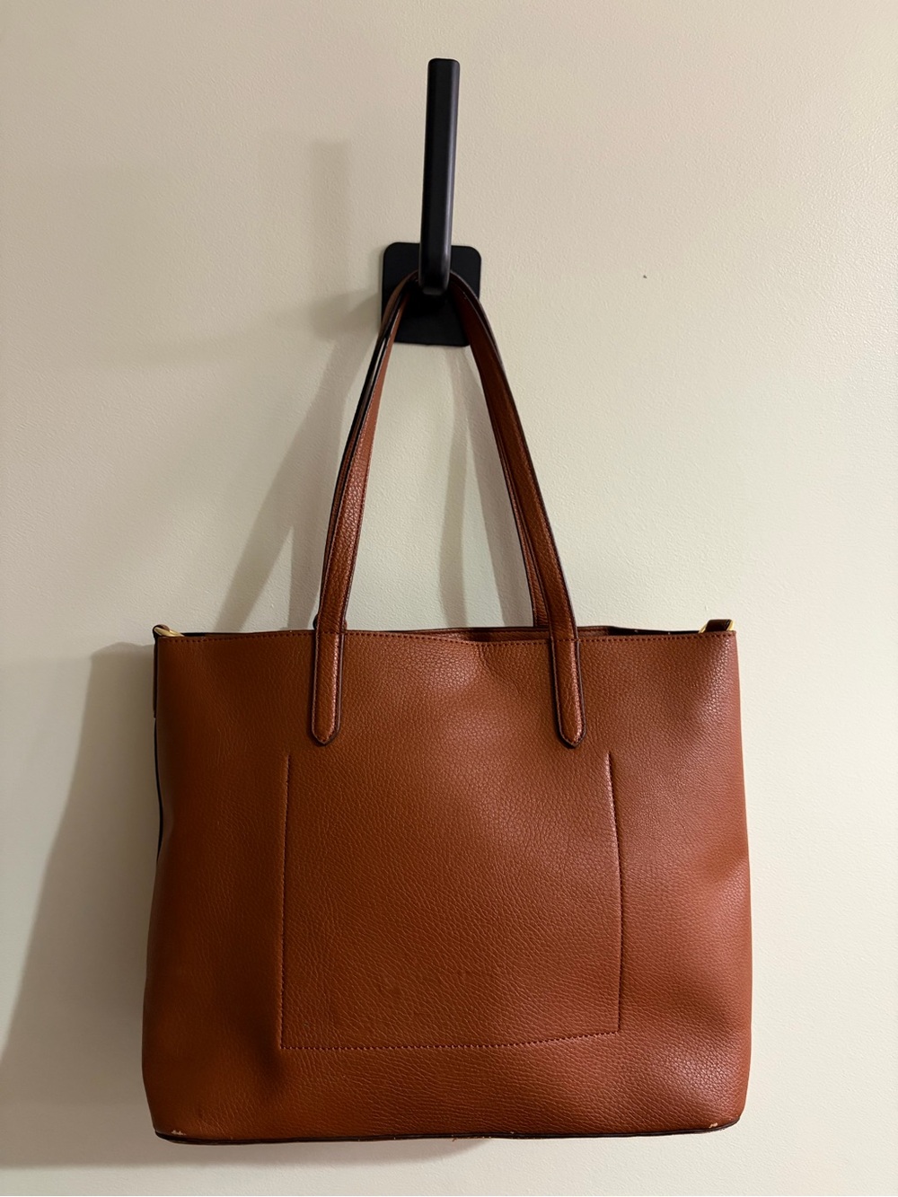 Classic Brown Leather Tote Bag
